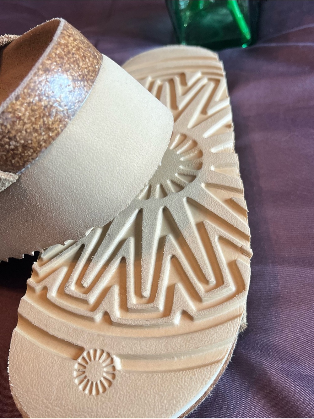 Birkenstock Arizona Suede Double-Strap Sandal - Brown Size 38- 7.5 - Picture 6 of 7